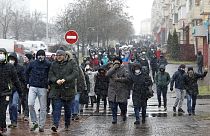 Ismét több ezren tüntettek Minszkben