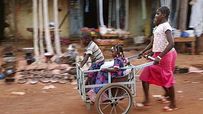 Gyerekek Burkina Fasóban