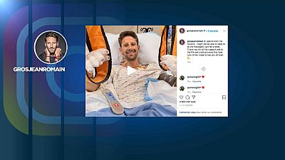Romain Grosjean sur les réseaux sociaux depuis son lit d'hôpital, 29 novembre 2020