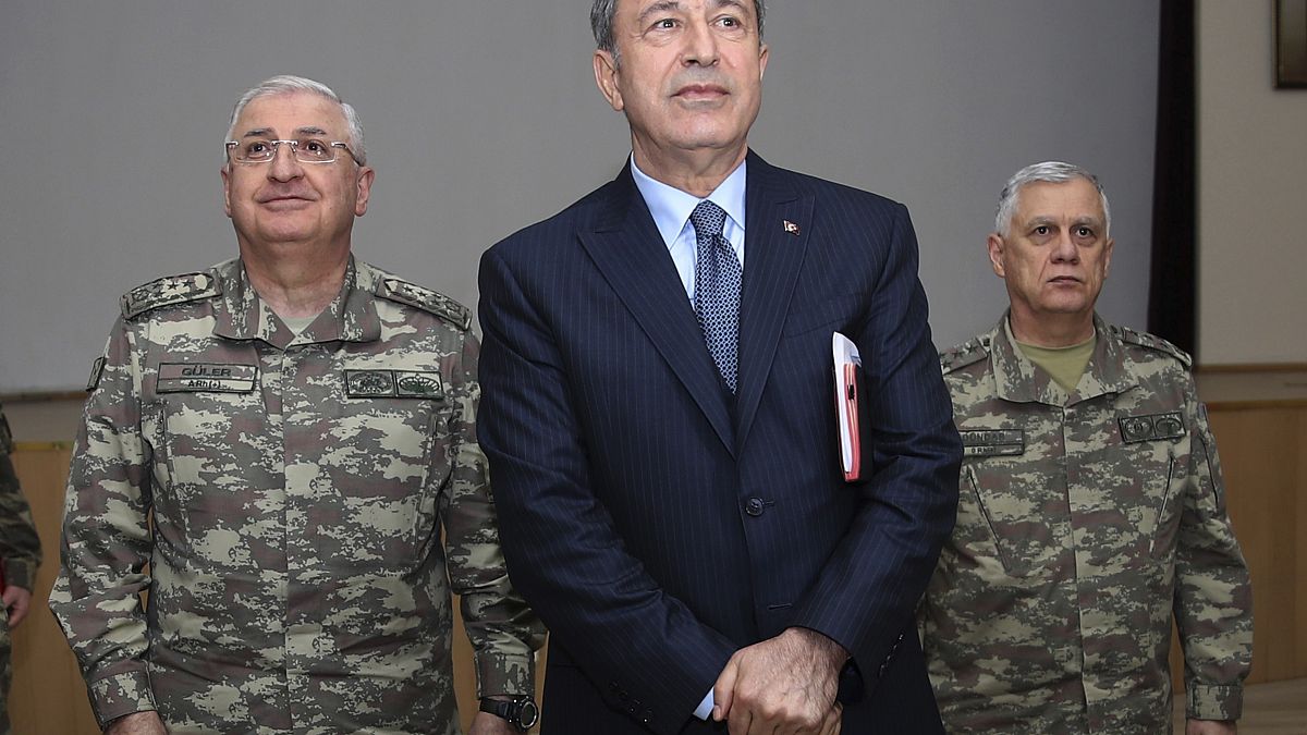 Turkey's Defense Minister Hulusi Akar