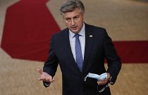 Andrej Plenkovic had been self-isolating for two days after his wife had tested positive for the coronavirus.