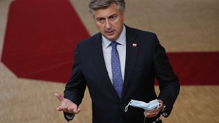 Andrej Plenkovic had been self-isolating for two days after his wife had tested positive for the coronavirus.