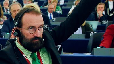 Szájer József az Európai Parlament ülésén 2016-ban