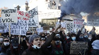 Demonstrationen gegen Frankreichs neues Sicherheitsgesetz, Paris, 28.11.2020