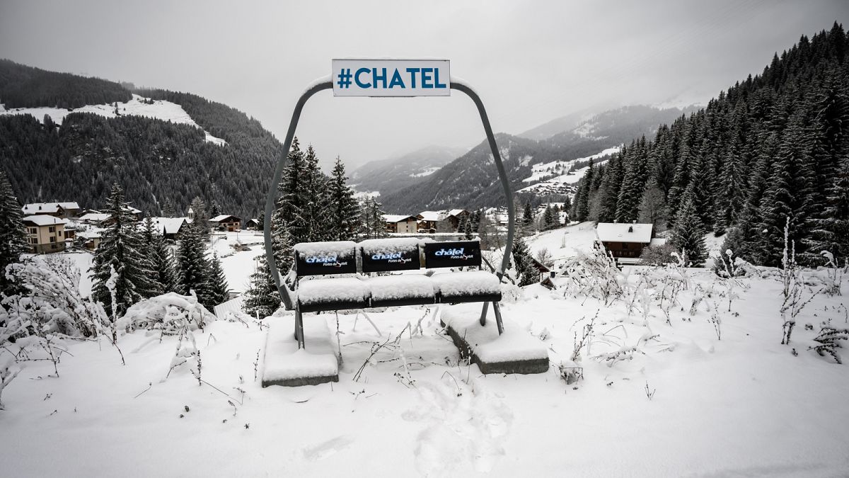 La station de ski de Chatel, dans les Alpes françaises, le 1er décembre 2020