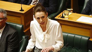 New Zealand Prime Minister Jacinda Ardern speaks at the parliament on Wednesday, Dec. 2, 2020, in Wellington. 