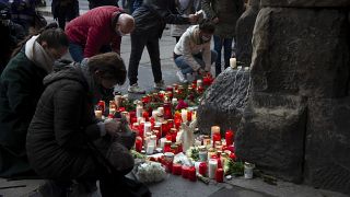 Cérémonie d'hommage aux cinq morts de Trèves, en Allemagne