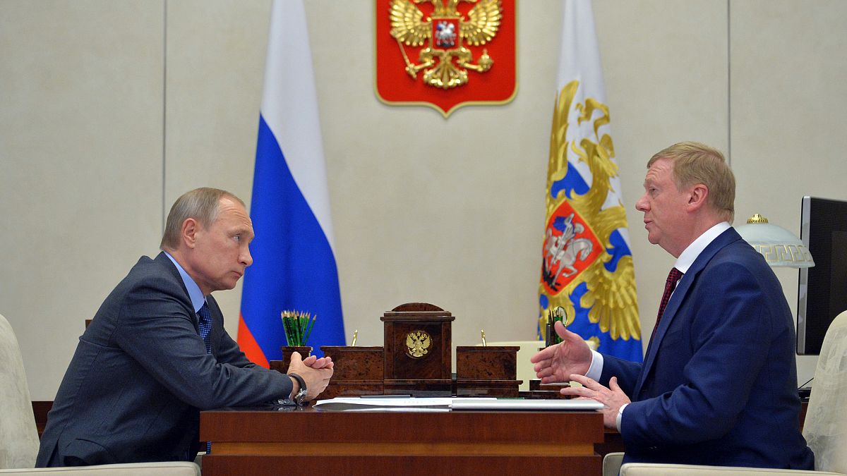 Анатолий Чубайс на встрече с Владимиром Путиным 7 ноября 2016