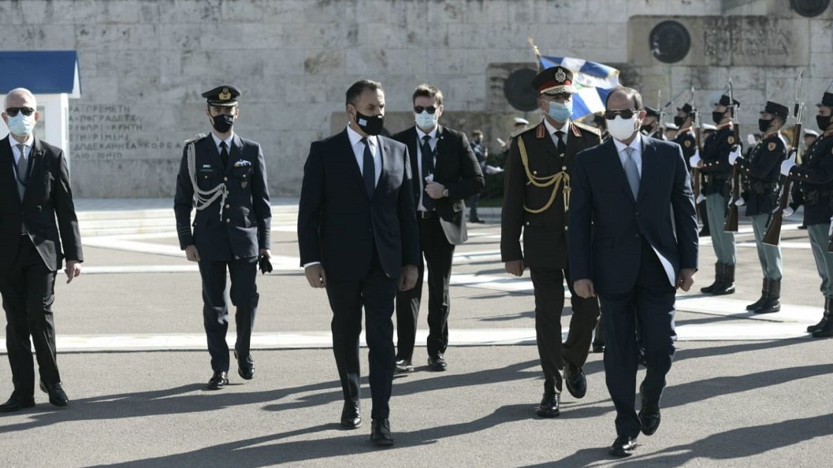 Από την επίσκεψη του Προέδρου της Αίγυπτου στην Ελλάδα