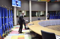 رئيس المجلس الأوروبي شارل ميشال /مبنى المجلس الأوروبي في بروكسل ، الأربعاء 2 ديسمبر 2020