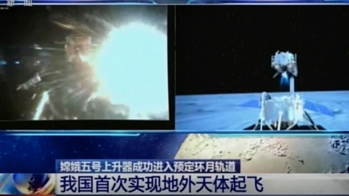 Çin'in uzay aracı Ay'dan ayrıldı