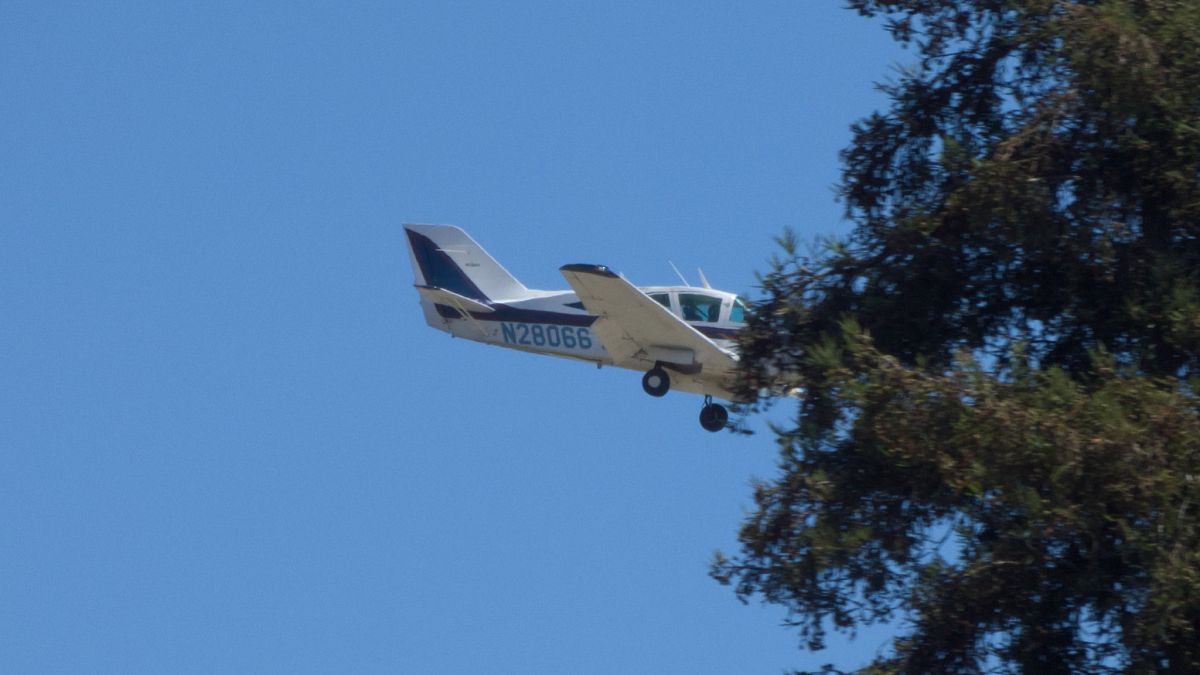 Kazaya karışan Bellanca Viking model uçaktan bir kare.