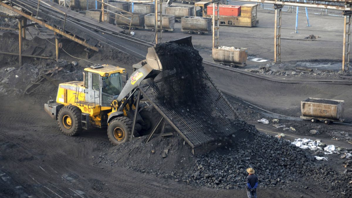 Çin'de kömür madeni