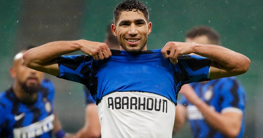 Achraf Hakimi Guide L Inter Africanews