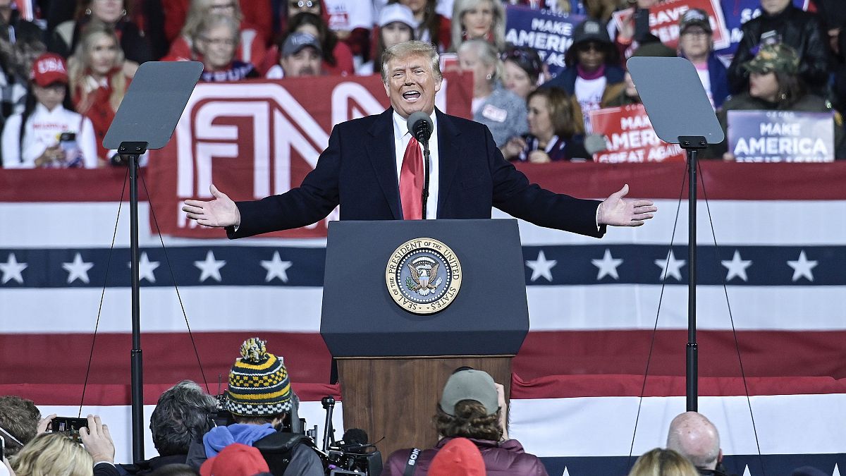 Donald Trump a szombati kampányrendezvényen Georgia államban