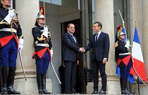 Mısır Cumhurbaşkanı Abdulfettah Sisi // Fransa Cumhurbaşkanı Emmanuel Macron (arşiv)