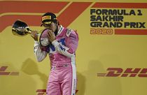 Formula-1: Segio Pérez nyerte a Szahiri Nagydíjat