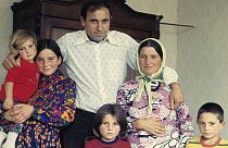 Ugur Şahin'in ailesi olduğu iddia edilen fotoğraf
