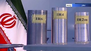 Three versions of domestically-built centrifuges shown on Iranian state TV in 2018