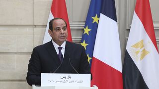 Egyptian President Calls Out the Western Media on His Visit to France
