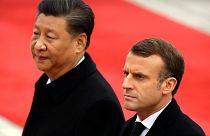 Çin Devlet Başkanı Şi Cinping, Fransa Cumhurbaşkanı Emmanuel Macron (arşiv)