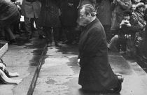 Willy Brandt's gesture of apology for Nazi crimes.