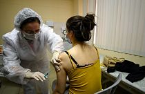 Campanha de vacinação contra a Covid em curso em Moscovo