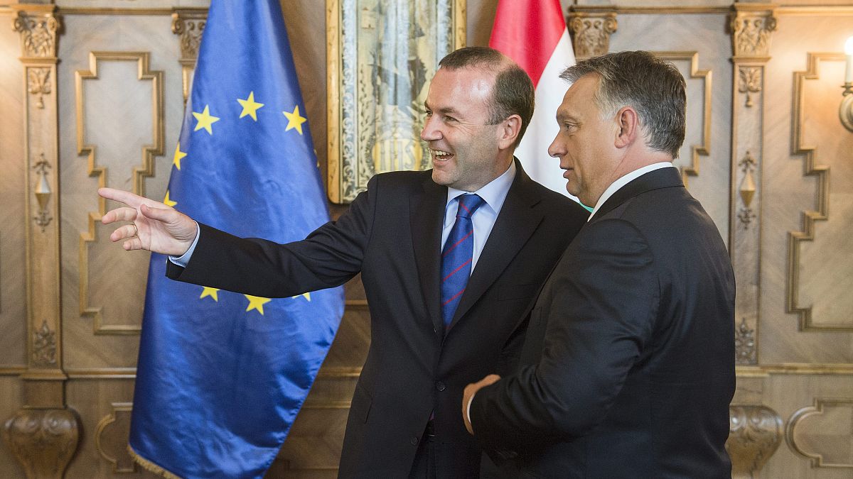 Manfred Weber és Orbán Viktor Budapesten 2015-ben. Közeledik a válás ideje.  