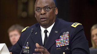 In this Sept. 16, 2015, photo, U.S. Central Command Commander Gen. Lloyd Austin III, testifies on Capitol Hill in Washington.