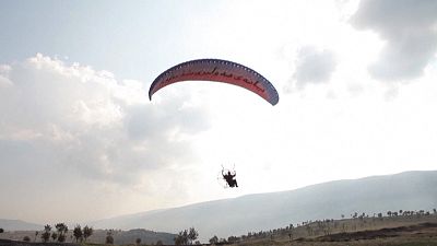 ویدئو؛ پرواز با پاراگلایدرهای موتوردار ورزش جدید جوانان اقلیم کردستان