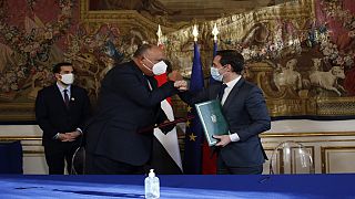 Abdel Fatah Al-Sissi reçu par le Premier ministre français