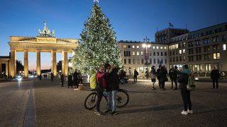 Рождественская ёлка у Бранденбургских ворот