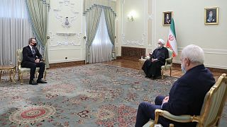 دیدار وزیر خارجه جمهوری آذربایجان با حسن روحانی رئیس جمهوری ایران
