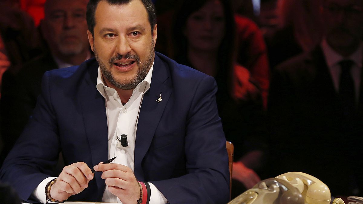 Matteo Salvini, leader of The League party in January 2020.