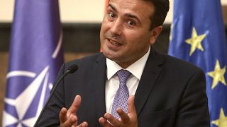 North Macedonian Prime Minister Zoran Zaev on Aug. 30, 2020.