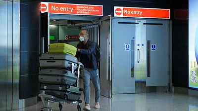 Passenger departing Heathrow airport, June 2020 Passenger departing Heathrow airport, June 2020