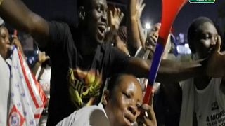 Supporters of Ghanaian President Akufo-Addo Celebrate His Re-election