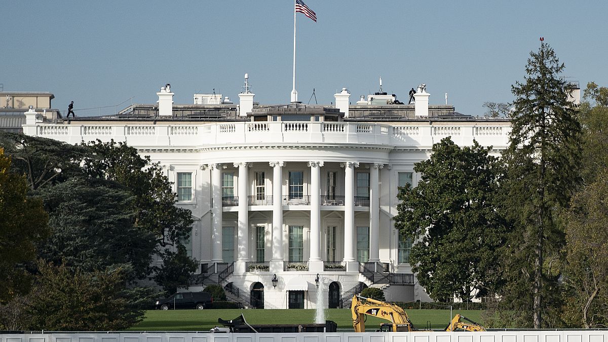 البيت الأبيض الأمريكي في واشنطن العاصمة.
