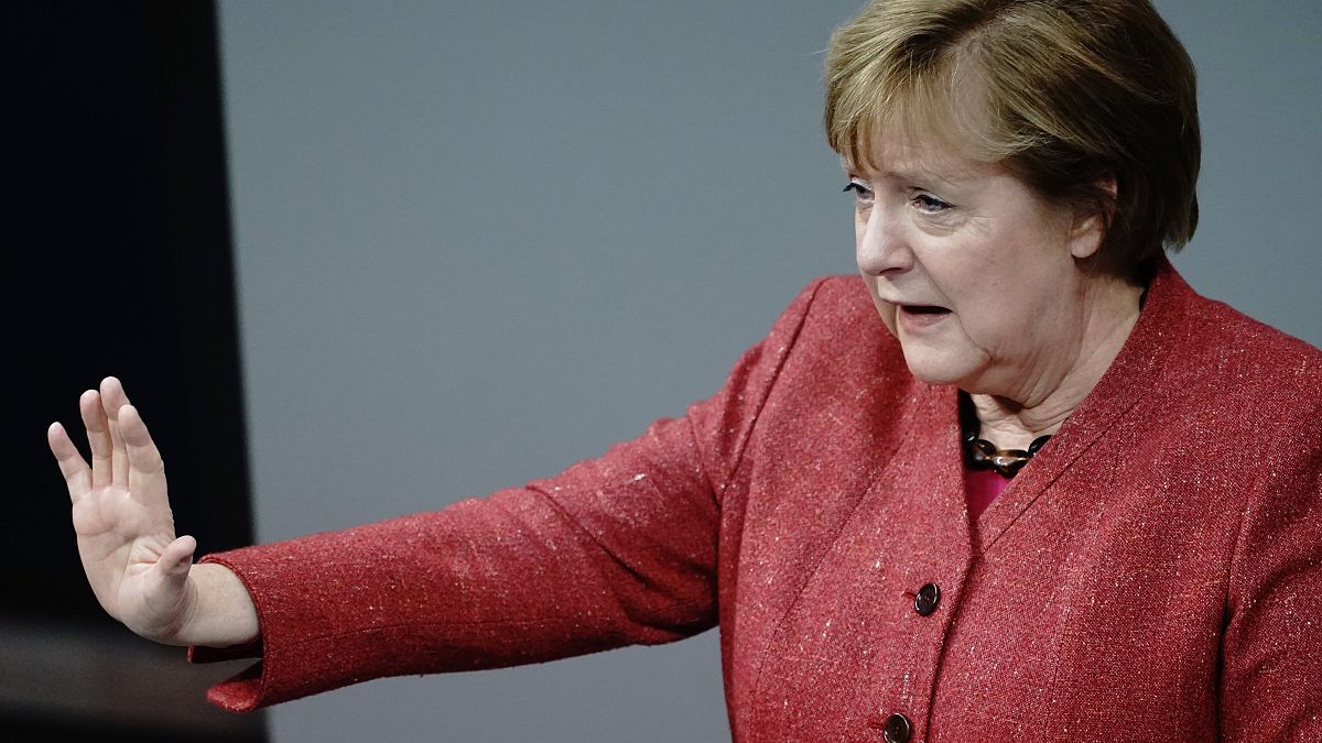 La canciller alemana Angela Merkel el 9 de diciembe en Berlín