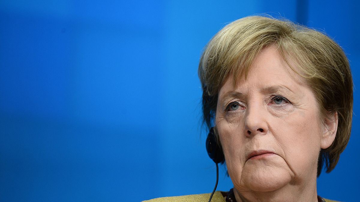 Angela Merkel in Bundestag