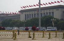 قاعة الشعب الكبرى (الكونغرس) في ساحة تيان آن من (بكين)