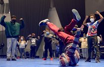 Breakdance para inculcar amor a los jóvenes de Oporto con el programa 'Deportes en el vecindario'