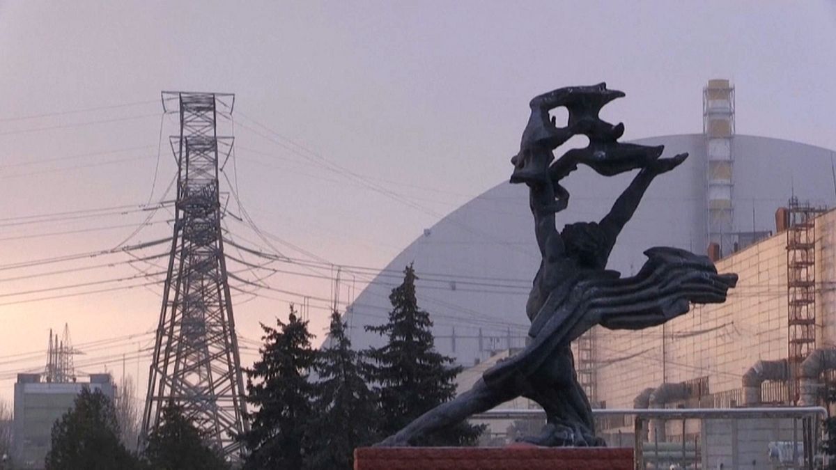 La centrale de Tchernobyl, décembre 2020
