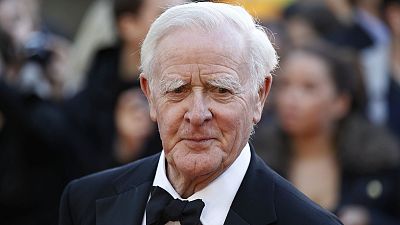 British author John Le Carre at the UK film premiere of "Tinker Tailor Soldier Spy," in London.