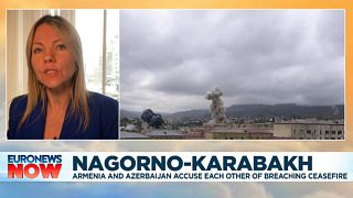 Euronews Russia corrrespondent Galina Polonskaya speaking to Euronews Now