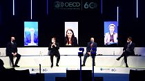 OECD in Paris: Macron fordert erneut Digitalsteuer