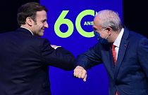 Emmanuel Macron e Ángel Gurría