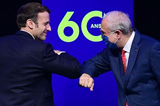 Emmanuel Macron e Ángel Gurría