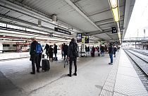 Archivaufnahme eines Stockholmer Bahnhofs 