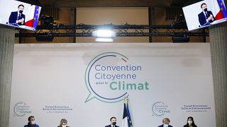 Emmanuel Macron et la Convention citoyenne climat, Paris, 14/12/2020